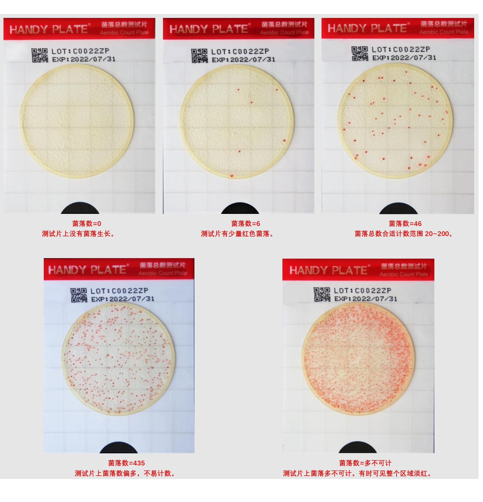 菌落總數(shù)測試片判讀手冊